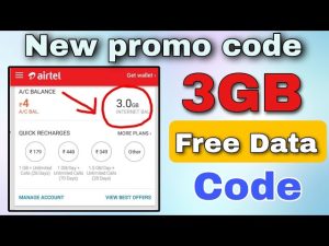 airtel free data code