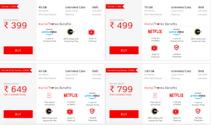 airtel postpaid plans