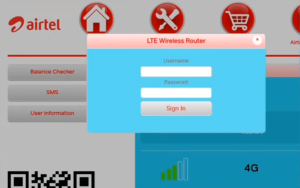 airtel website login