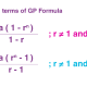 gp formula sum